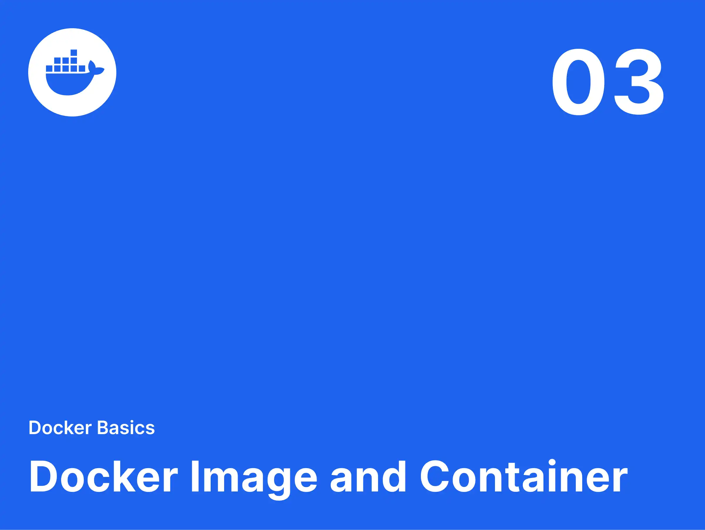 Cover: Chapter 3. Docker Image and Container
