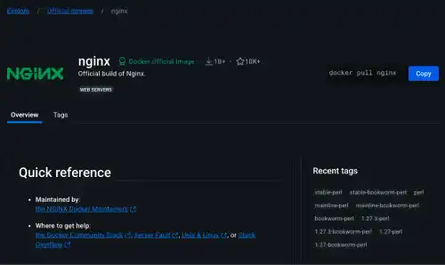 Nginx Docker Official Image