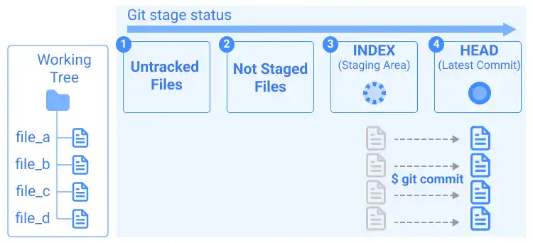 git status visual explanations: Case 3