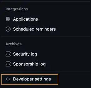 Generating PAT (Personal Access Token): Step 2 Generating PAT (Personal Access Token): Step 2
