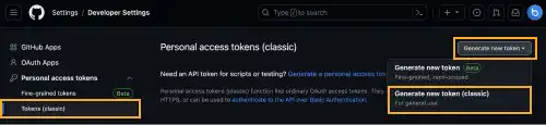 Generating PAT (Personal Access Token): Step 3 Generating PAT (Personal Access Token): Step 3